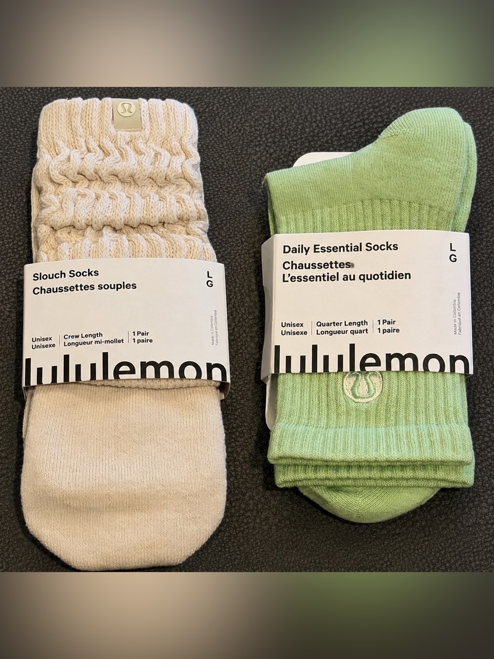 Lululemon Socks Bundle (2 Pairs) | Size Large |‎ NWT | Slouch + Daily Essential